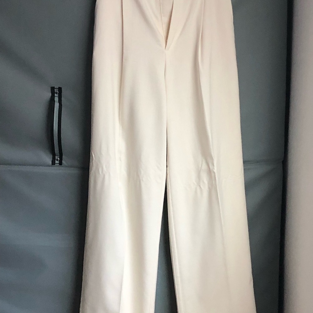 Zara Cream Wide Leg Pants